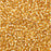 Preciosa Czech Glass, 11/0 Round Seed Bead, Silver Lined Light Gold (1 Tube)