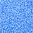 Preciosa Czech Glass, 11/0 Round Seed Bead, Color Lined Blue (1 Tube)