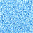 Preciosa Czech Glass, 11/0 Round Seed Bead, Opaque Light Blue Luster (1 Tube)