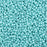 Preciosa Czech Glass, 11/0 Round Seed Bead, Opaque Turquoise Luster (1 Tube)