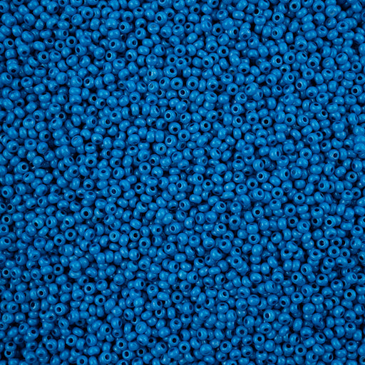 Preciosa Czech Glass, 11/0 Round Seed Bead, Terra Intensive Blue (1 Tube)