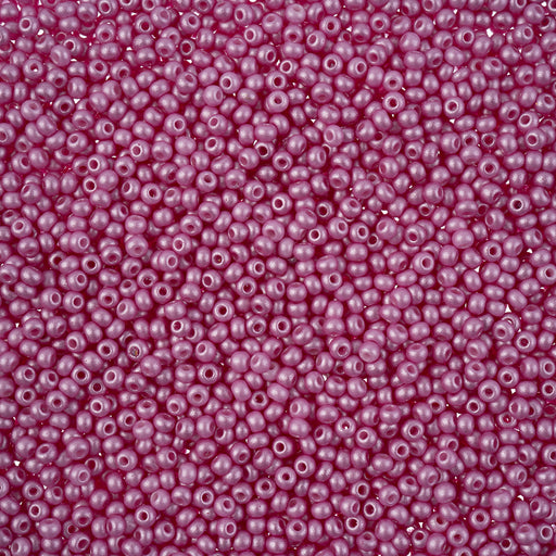Preciosa Czech Glass, 11/0 Round Seed Bead, PermaLux Dyed Chalk Violet (1 Tube)