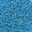 Preciosa Czech Glass, 9/0 Cylinder 3cuts Seed Bead, Opaque Light Blue Luster (1 Tube)