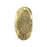 Charm, Oval with Alder Leaf 32.4x17.4mm, Antiqued Gold, by Nunn Design (1 Piece)