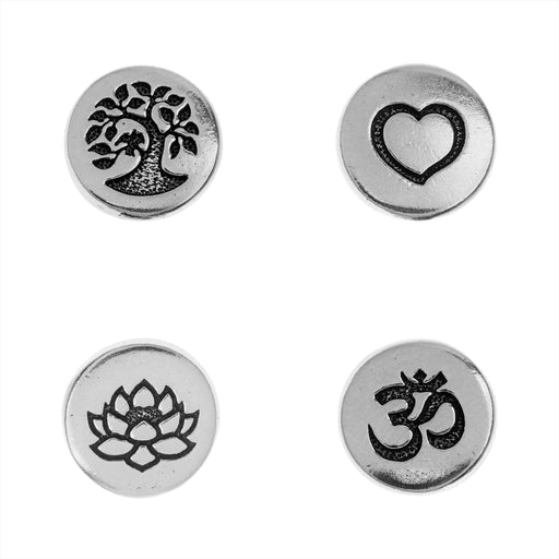 Find Your Zen in Silver - Buttons Collection