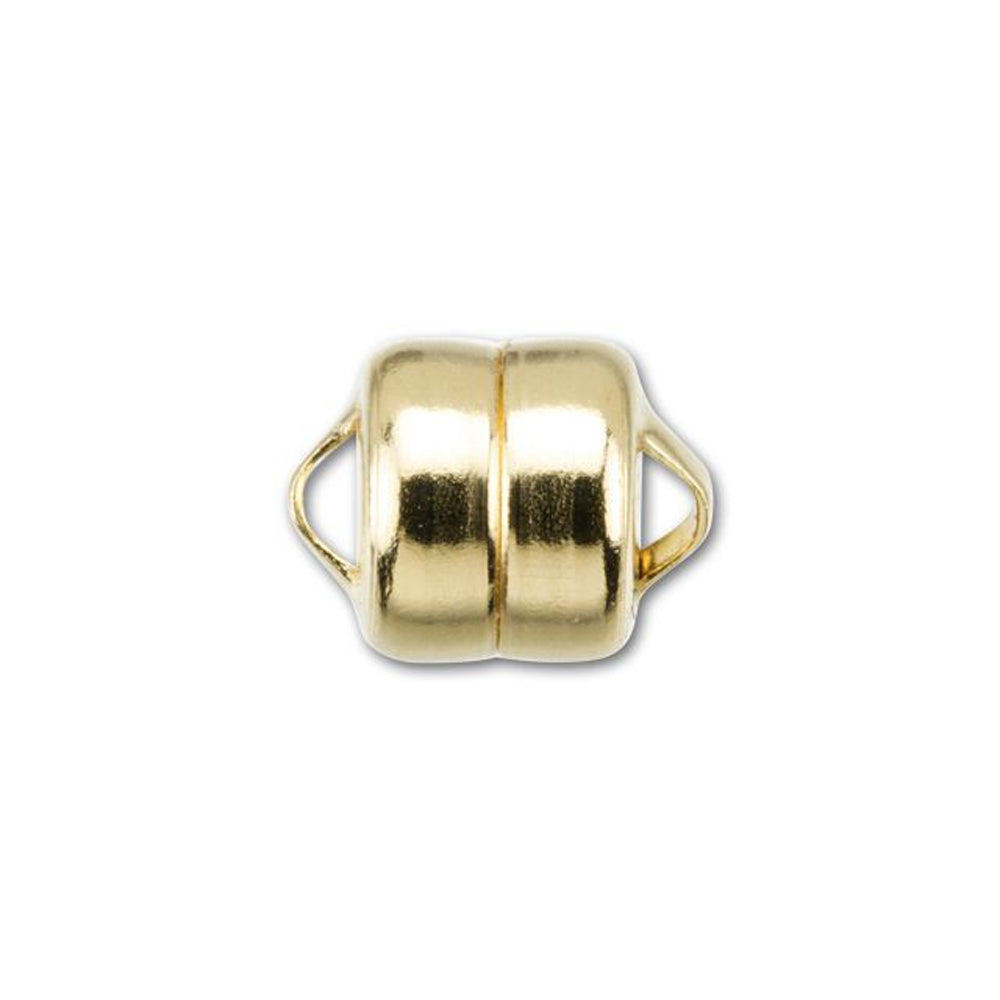 Magnetic Clasp, Cylinder 5mm, 14k Gold-Filled (1 Set)