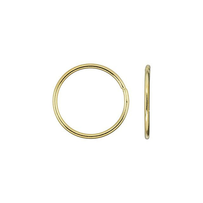 Jump Ring, Closed 15mm 18 Gauge, 14k Gold-Filled (1 Piece)