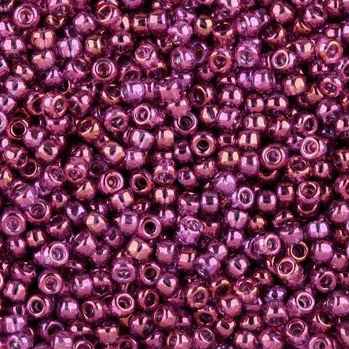 Toho Round Seed Beads 11/0 #205 'Gold Lustered Violet' 8 Gram Tube