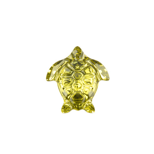 PRESTIGE Crystal, #4003 Fancy Stone Turtle 18x17mm, Khaki (1 Piece)