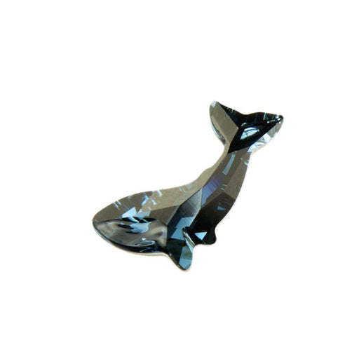 PRESTIGE Crystal, #4008 Fancy Stone Whale 18x12.5mm, Montana Blue (1 Piece)