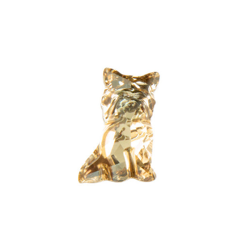 PRESTIGE Crystal, #4014 Fancy Stone Yorkshire Terrier 18x12mm, Light Silk (1 Piece)