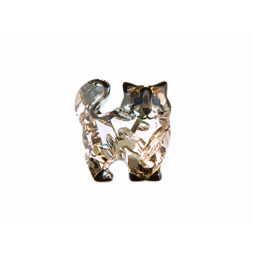PRESTIGE Crystal, #4028 Fancy Stone Ragdoll Cat 17x15.5mm, Light Silk CAL V SI (1 Piece)