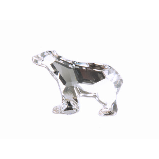 PRESTIGE Crystal, #4045 Fancy Stone Polar Bear 22x16mm, Crystal (1 Piece)
