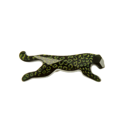 PRESTIGE Crystal, #2839 Flatback Stone Panther 27x9.5mm, Jet (1 Piece)