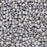 Czech Glass Matubo, 10/0 Seed Bead, Luster Opaque Gray (2.5 Inch Tube)