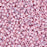 Czech Glass Matubo, 10/0 Seed Bead, Luster Metallic Pink (2.5 Inch Tube)