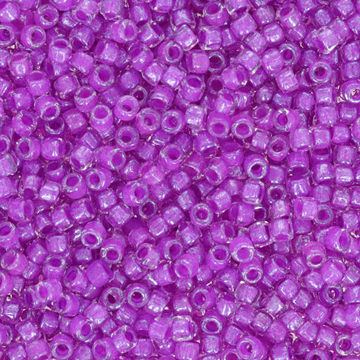Czech Glass Matubo, 10/0 Seed Bead, Luster Violet Lined (2.5 Inch Tube)