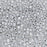 Czech Glass Matubo, 10/0 Seed Bead, Matte Metallic Silver (2.5 Inch Tube)