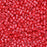 Czech Glass Matubo, 10/0 Seed Bead, Luster Coral Red (2.5 Inch Tube)