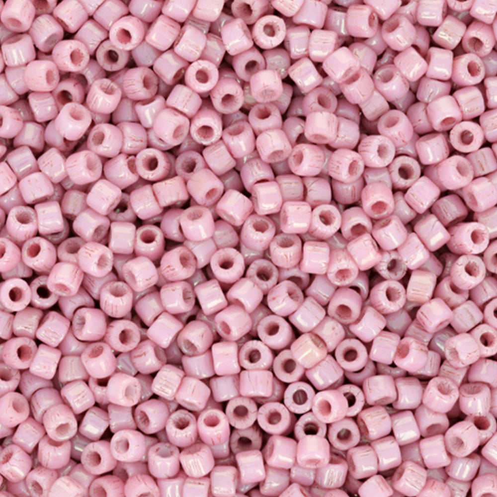 Czech Glass Matubo, 10/0 Seed Bead, Luster Metallic Red (2.5 Inch Tube) —  Beadaholique