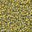 Czech Glass Matubo, 10/0 Seed Bead, Matte Nebula Opaque Yellow (2.5 Inch Tube)