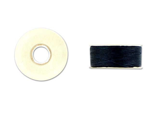 Nymo beading thread, size D, extremely durable black sewing thread