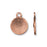 Charm, Thistle 14.5x18mm, Antiqued Copper Plated, by TierraCast (1 Piece)