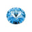 PRESTIGE Crystal, #1122 Rivoli 14mm, Aquamarine (1 Piece)