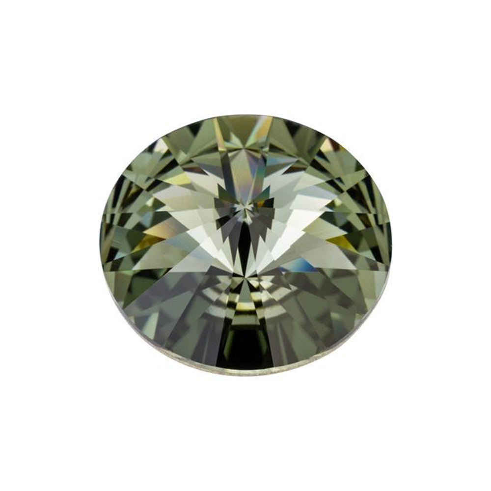 PRESTIGE Crystal, #1122 Rivoli 14mm, Black Diamond (1 Piece)