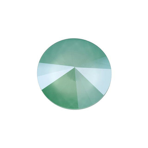 PRESTIGE Crystal, #1122 Rivoli 12mm, Crystal Mint Green Shiny LacquerPRO (1 Piece)