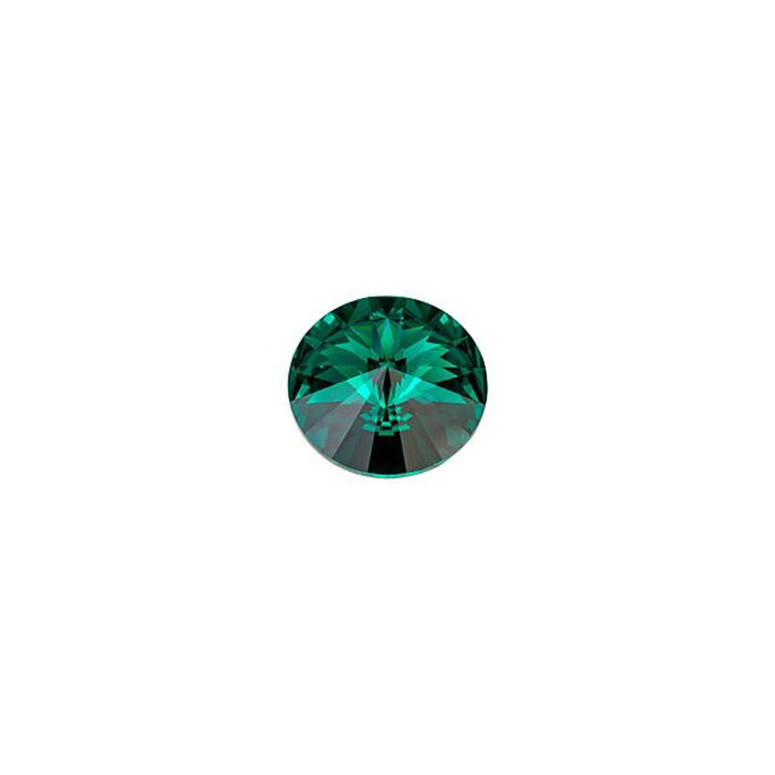 PRESTIGE Crystal, #1122 Rivoli SS34, Emerald (1 Piece)