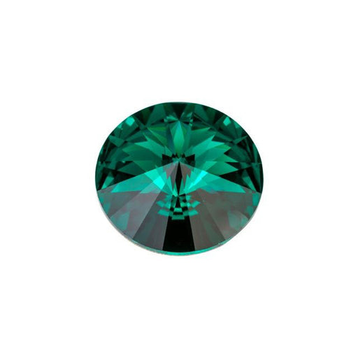 PRESTIGE Crystal, #1122 Rivoli 12mm, Emerald (1 Piece)