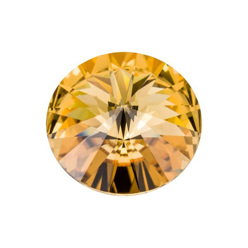 PRESTIGE Crystal, #1122 Rivoli 14mm, Light Colorado Topaz (1 Piece)