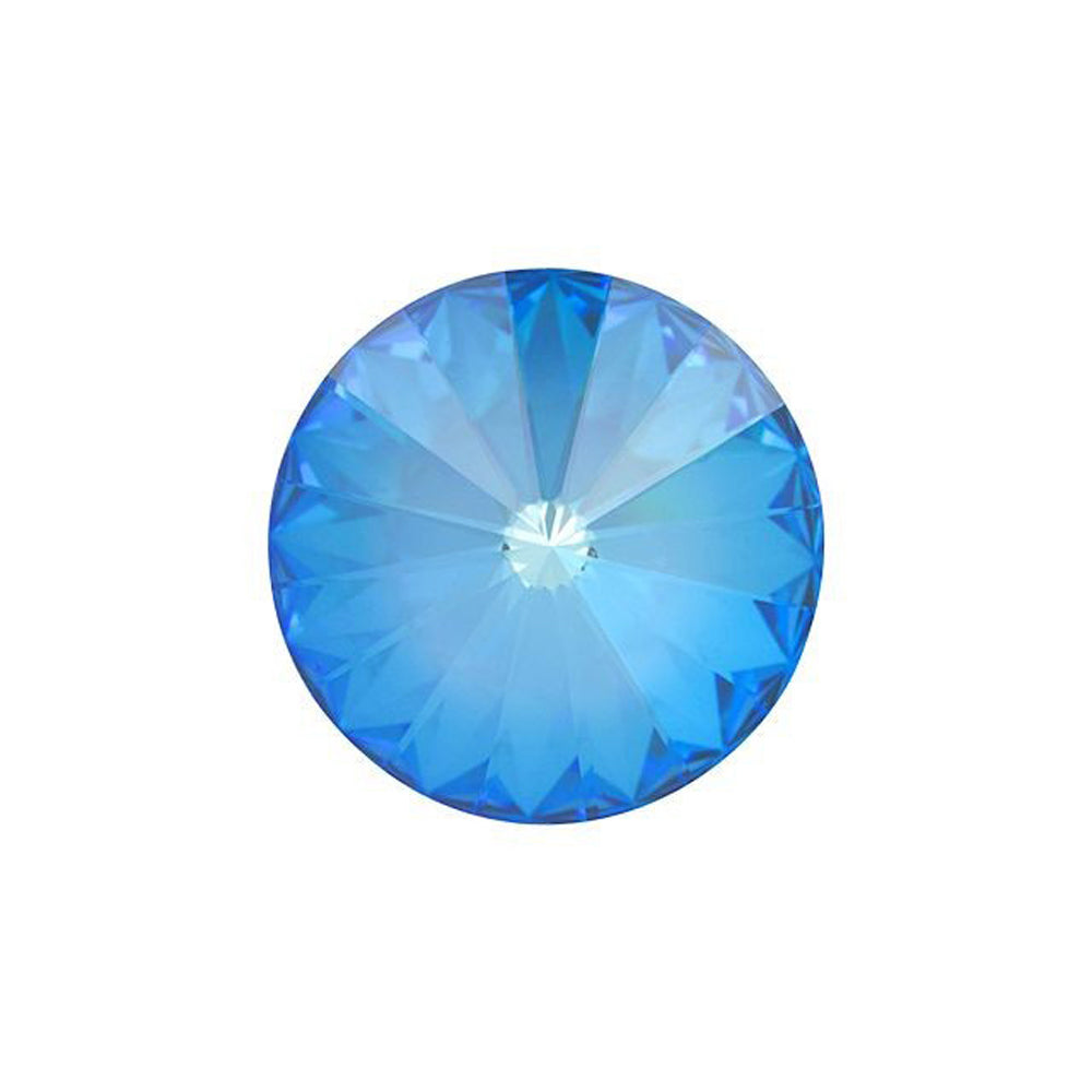 PRESTIGE Crystal, #1122 Rivoli 12mm, Crystal Ocean DeLite LacquerPRO (1 Piece)