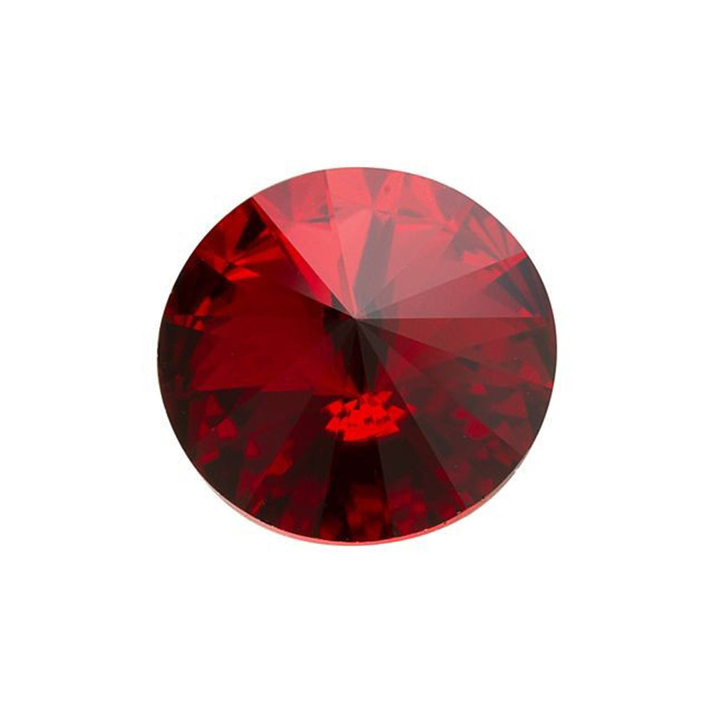 PRESTIGE Crystal, #1122 Rivoli 14mm, Scarlet (1 Piece)