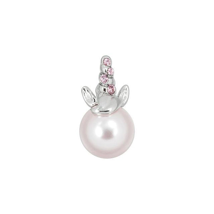 PRESTIGE Crystal, #190004 Cutie Cutes Charm, Uni Unicorn 15mm, Pearl / Pink (1 Piece)