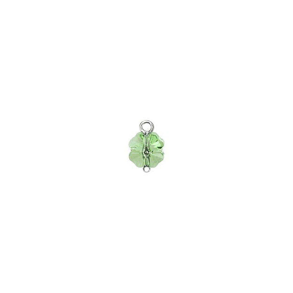 PRESTIGE Crystal, #190111 Cutie Cutes Charm, Candy Clover 11mm, Green (1 Piece)
