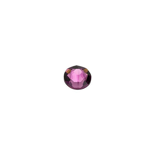 PRESTIGE Crystal, #2088 Round Flatback Rhinestone SS12, Amethyst (1 Piece)