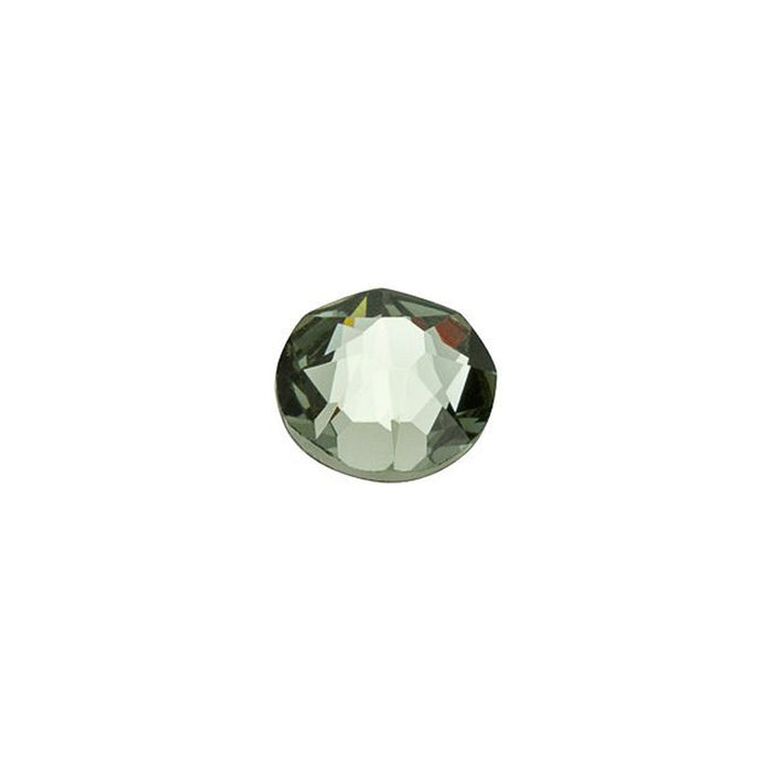 PRESTIGE Crystal, #2088 Round Flatback Rhinestone SS20, Black Diamond (1 Piece)