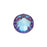 PRESTIGE Crystal, #2088 Round Flatback Rhinestone SS30, Burgundy DeLite LacquerPRO (1 Piece)