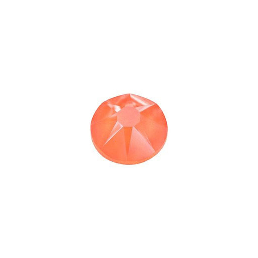 PRESTIGE Crystal, #2088 Round Flatback Rhinestone SS20, Electric Orange LacquerPRO (1 Piece)