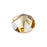 PRESTIGE Crystal, #2088 Round Flatback Rhinestone SS34, Crystal Golden Shadow (1 Piece)