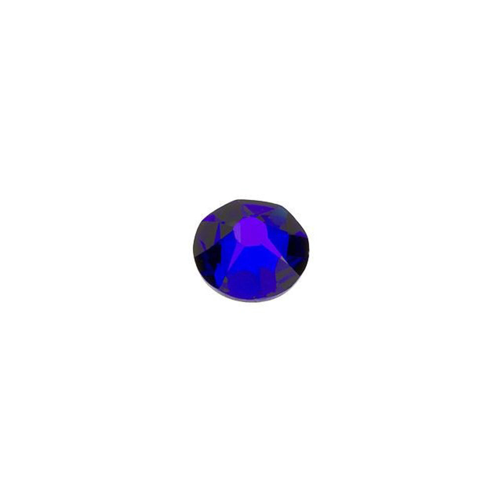 PRESTIGE Crystal, #2088 Round Flatback Rhinestone SS16, Cobalt (1 Piece)