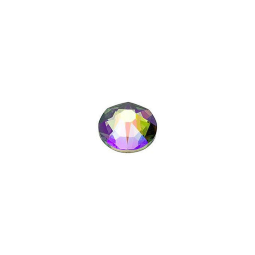PRESTIGE Crystal, #2088 Round Flatback Rhinestone SS16, Crystal Paradise Shine (1 Piece)