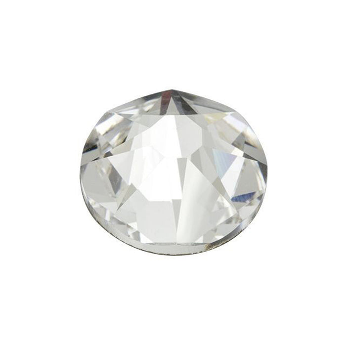 PRESTIGE Crystal, #2088 Round Flatback Rhinestone SS34, Crystal (1 Piece)