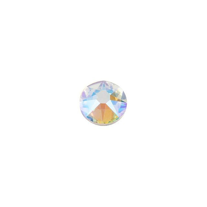PRESTIGE Crystal, #2088 Round Flatback Rhinestone SS16, Crystal Shimmer (1 Piece)