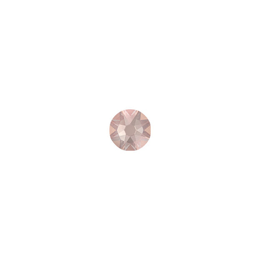 PRESTIGE Crystal, #2088 Round Flatback Rhinestone SS12, Dusty Pink LacquerPRO DeLite (1 Piece)