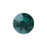 PRESTIGE Crystal, #2088 Round Flatback Rhinestone SS20, Emerald Nightfall (1 Piece)
