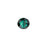 PRESTIGE Crystal, #2088 Round Flatback Rhinestone SS16, Emerald (1 Piece)