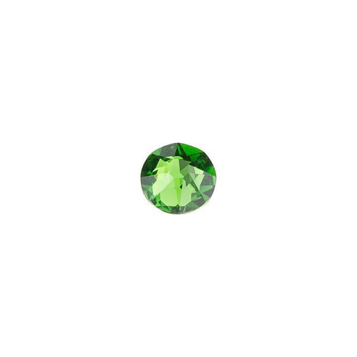 PRESTIGE Crystal, #2088 Round Flatback Rhinestone SS12, Fern Green (1 Piece)